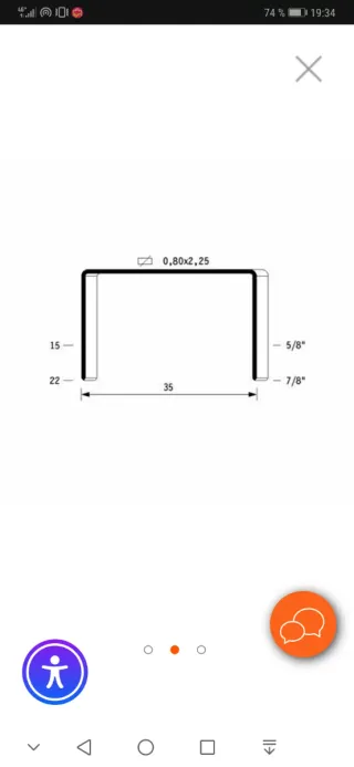 Grapas de 30mm para embalaje de cartón