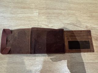 Portafogli in pelle marrone da uomo