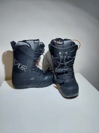 Botas T40 Snowboard Nitro Negras