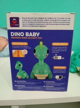 Dinosaurio interactivo para bebés