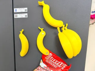 Imán nevera plátano