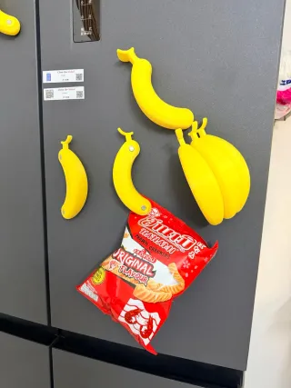 Imán nevera plátano