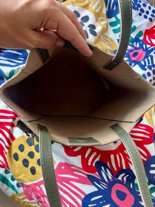 Bolso Purificación García verde flecos