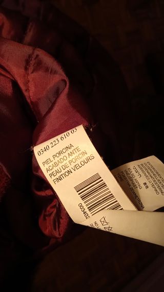 Abrigo Piel Entallado Talla M