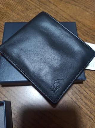 Portafoglio Ralph Lauren Pelle Nero