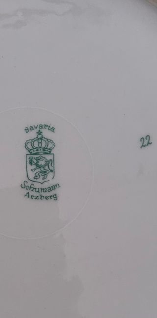 Plato decorativo estilo Limoges Rosenthal cisnes