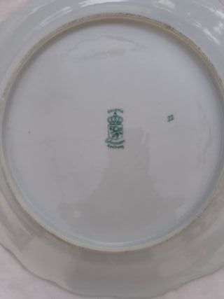 Plato decorativo estilo Limoges Rosenthal cisnes