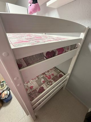 Literas blancas 90x190 sin estrenar con factura