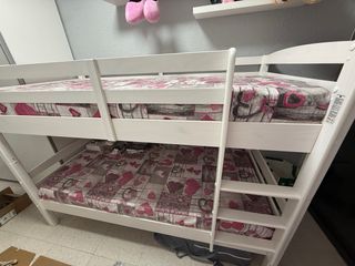 Literas blancas 90x190 sin estrenar con factura