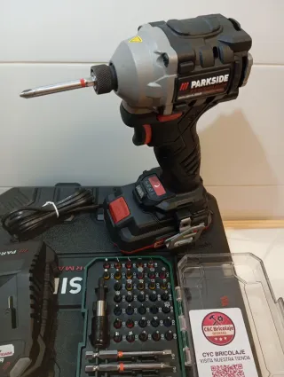 Parkside Atornillador Impacto performance completo