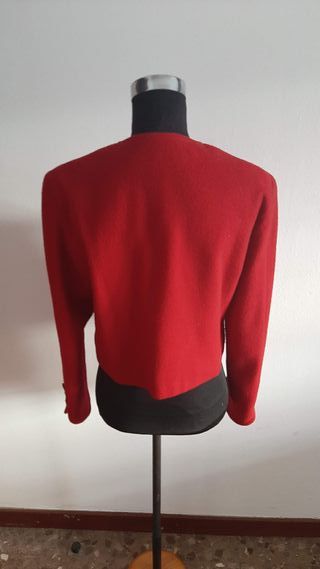 Chaqueta Roja Enrique Nuda Talla 38