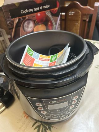 Olla Newcook 6L + Cubeta Acero de un solo uso