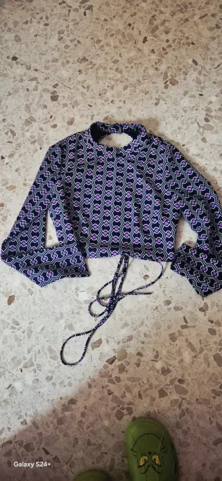 Top Zara Mujer Estampado