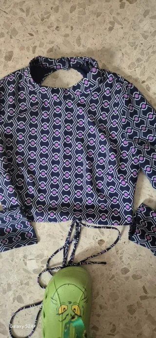 Top Zara Mujer Estampado