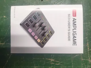 Fifine Ampligame Gaming Mixer Negro