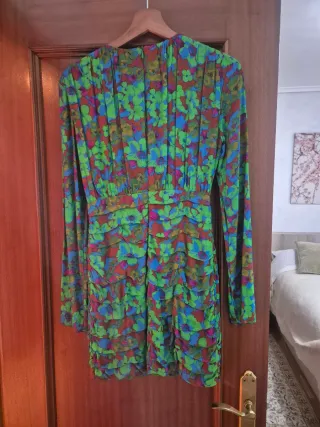 Vestido Zara Fiesta Estampado