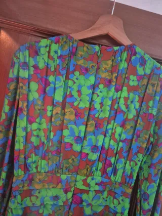 Vestido Zara Fiesta Estampado