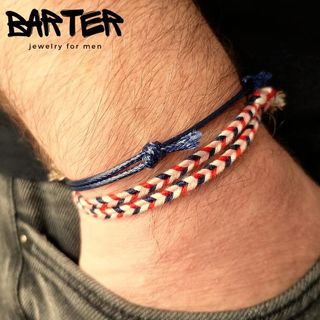 Braccialetti Barter X283 Blu e Rosso