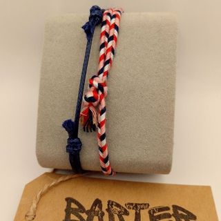 Braccialetti Barter X283 Blu e Rosso