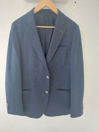 Chaqueta elegante azul