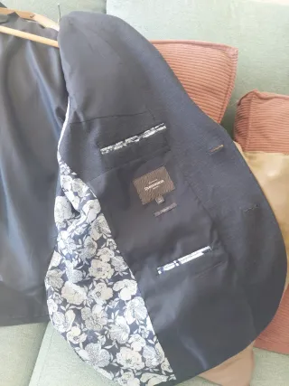 Chaqueta elegante azul