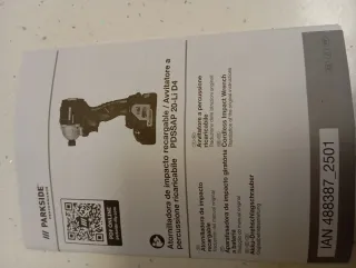 Parkside Atornillador de Impacto profesional solo