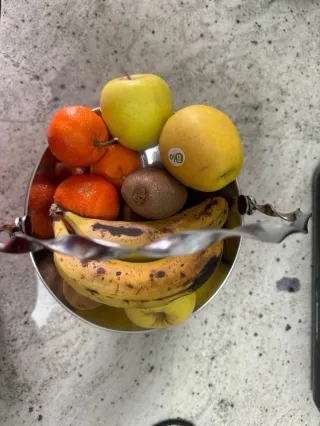 Frutero Acero Inoxidable con Asa