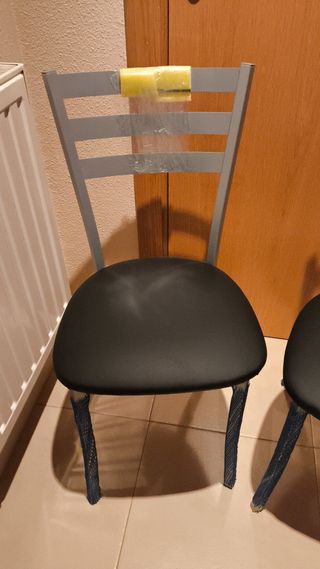 Lote 2 sillas cocina respaldo alto