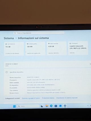 Lenovo V130 Celeron 4GB 120GB SSD W11 Pro
