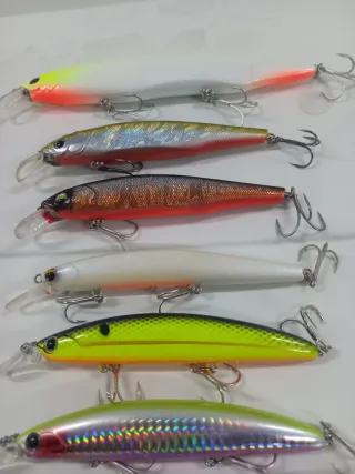 8 señuelos, artificiales, Rapala nuevos de pesca.