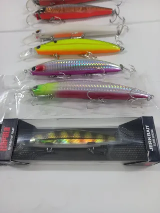 8 señuelos, artificiales, Rapala nuevos de pesca.
