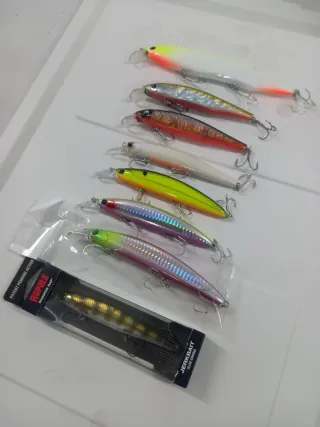 8 señuelos, artificiales, Rapala nuevos de pesca.