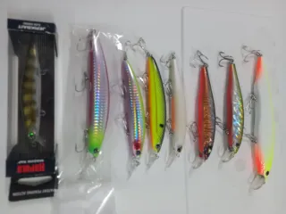 8 señuelos, artificiales, Rapala nuevos de pesca.