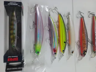 8 señuelos, artificiales, Rapala nuevos de pesca.