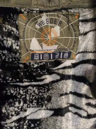 Chaqueta Talla L Verde Militar