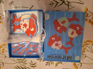 Spidifish Juego de Cartas Djeco