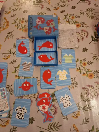 Spidifish Juego de Cartas Djeco