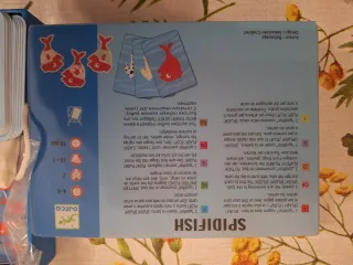 Spidifish Juego de Cartas Djeco