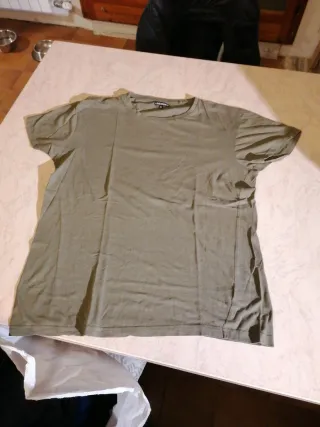 Maglietta Zara donna verde oliva taglia XS