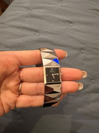 Orologio Breil Quadrato Nero Argento