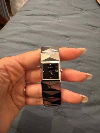 Orologio Breil Quadrato Nero Argento