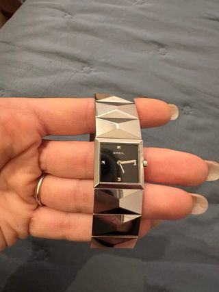 Orologio Breil Quadrato Nero Argento