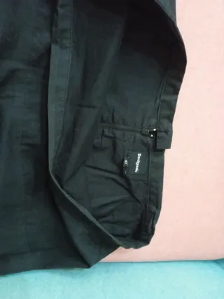 Falda Desigual Negra Multicolor