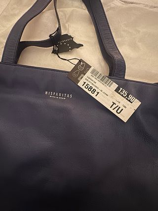 Bolso Hispanitas Piel Azul