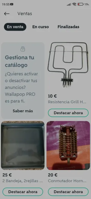 Conjunto piezas horno Fagor