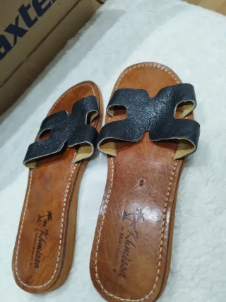 Sandalias Khmisa Mujer Talla 38 Negras