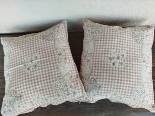 Coppia cuscini stile Natale Montagna