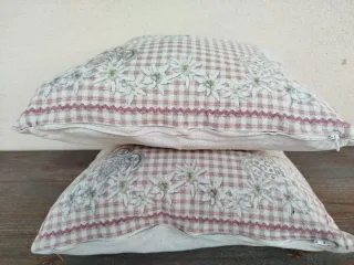 Coppia cuscini stile Natale Montagna