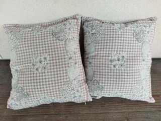 Coppia cuscini stile Natale Montagna