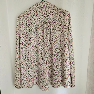 Blusa Zara floral multicolor